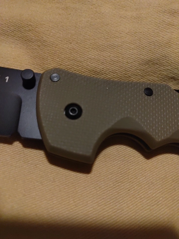 Abrigo Cold Steel Coyote Tan Recon 1 Clip Punto Grn Mango Estilo Zytel CTS Xhp Dlc Foto 3 de 4