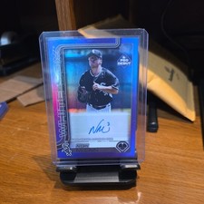 2025 Topps Pro Debut - Nick McLain #PD-190 Purple Foil Autographs /299 (AU, RC)