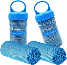 2 Pack Cooling Towels 47"x12" , Ice Cool Towel for Neck Face Cooling