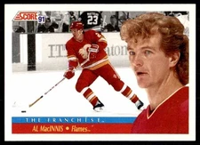1991-92 SCORE THE FRANCHISE AL MACINNIS #417