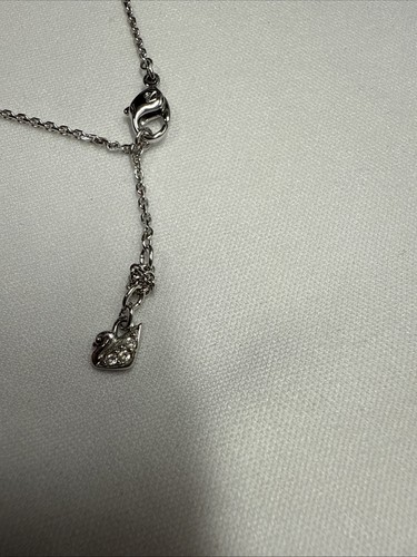 Swarovski Heart Motif Necklace, Rhinestone Sparkle, Romantic Party Accessory - Picture 4 of 5