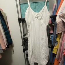 Montgomery Ward White Nylon Slip Vintage Size 16/36 Average MPN 6372