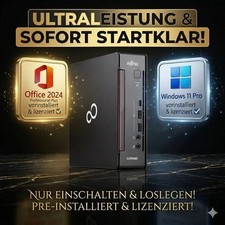 Fujitsu ESPRIMO Q958 Mini-PC | Intel i7-9700T | bis 32GB RAM SSD | Win11 Pro