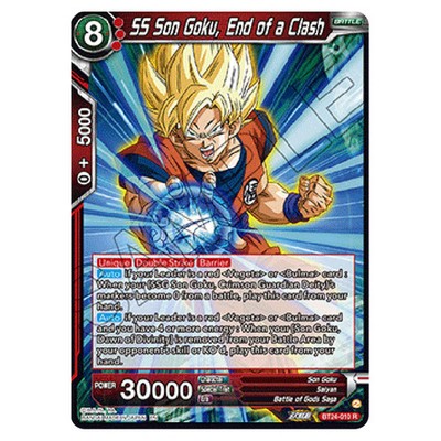 Dragon Ball Super B24 Beyond Generations SS Son Goku, End of a Clash BT24-010