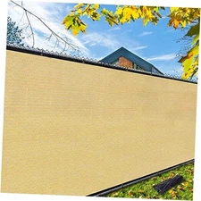 iCover Privacy Screen Fence, Outdoor Fencing Panels, Garden 4x50ft Sand