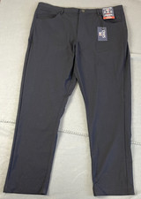Chaps Everyday Performance Pant Mens 38x30 Navy Slim Fit Straight Leg Golf NEW