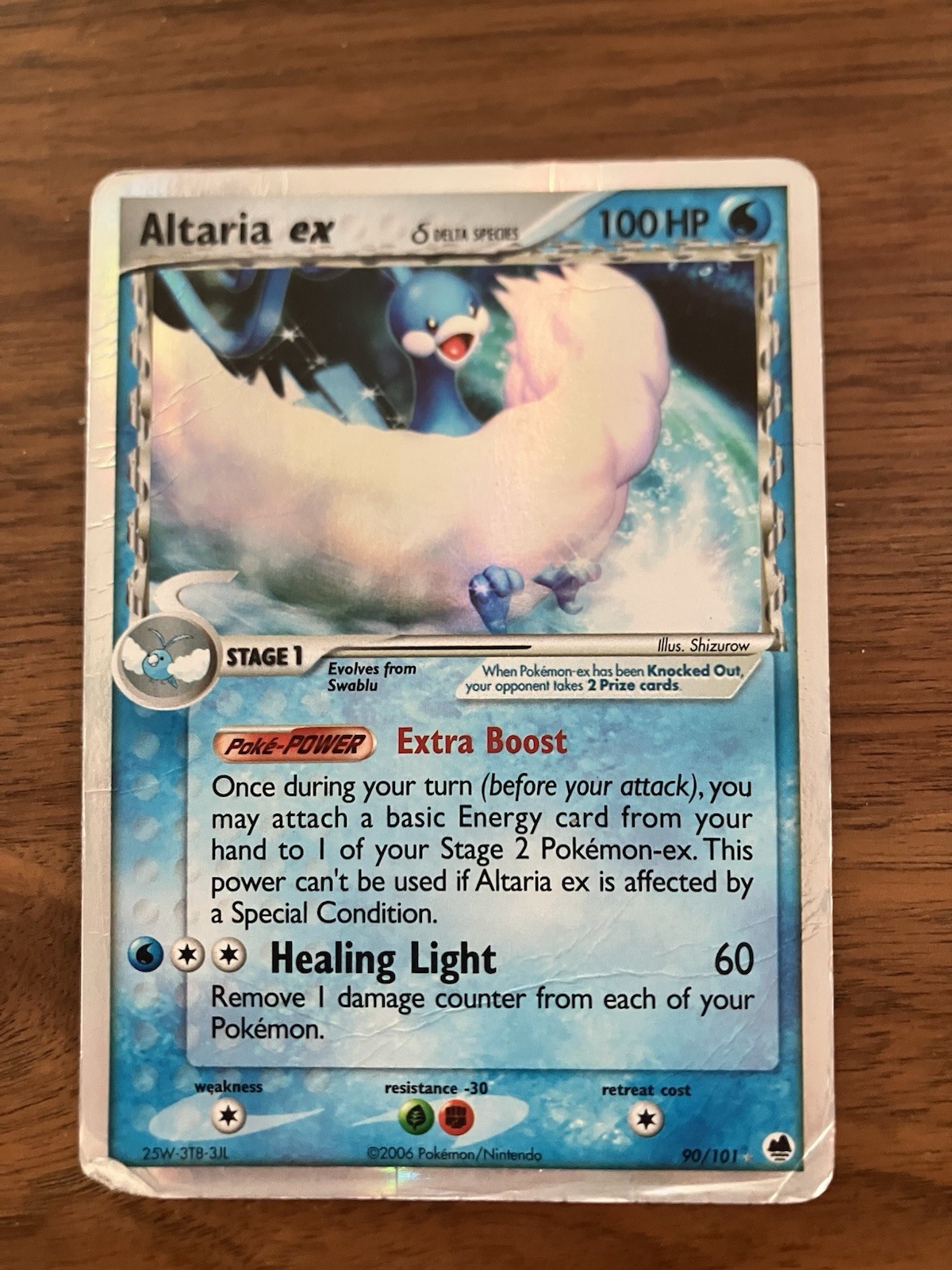 Altaria EX (Delta Species) - 90/101 - Pokemon Dragon Frontiers Ultra Rare HP
