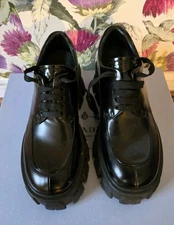 PRADA Monolith Loafers Size 36 / US 6 black