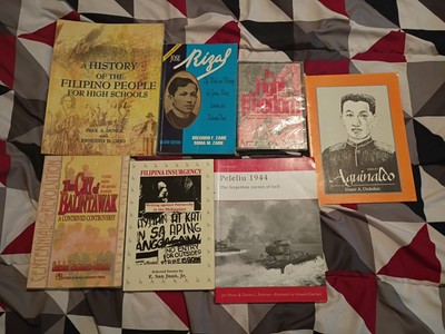 Filipina Insurgency,Jose Rizal,Peleliu,Cry Of Balintawak,EmilioAguinaldo,7 Books