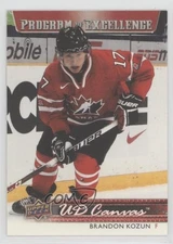 2014-15 Upper Deck UD Canvas Program of Excellence Brandon Kozun #C257 Rookie RC