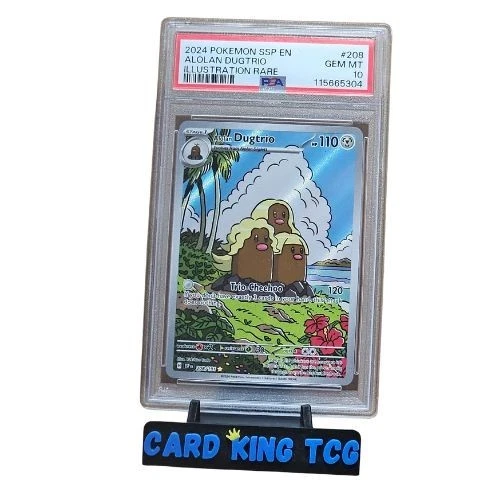 Alolan Dugtrio 208/191 Surging Sparks PSA 10
