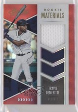 2020 Panini Absolute Rookie Materials Spectrum Red 93/99 Travis Demeritte uk2