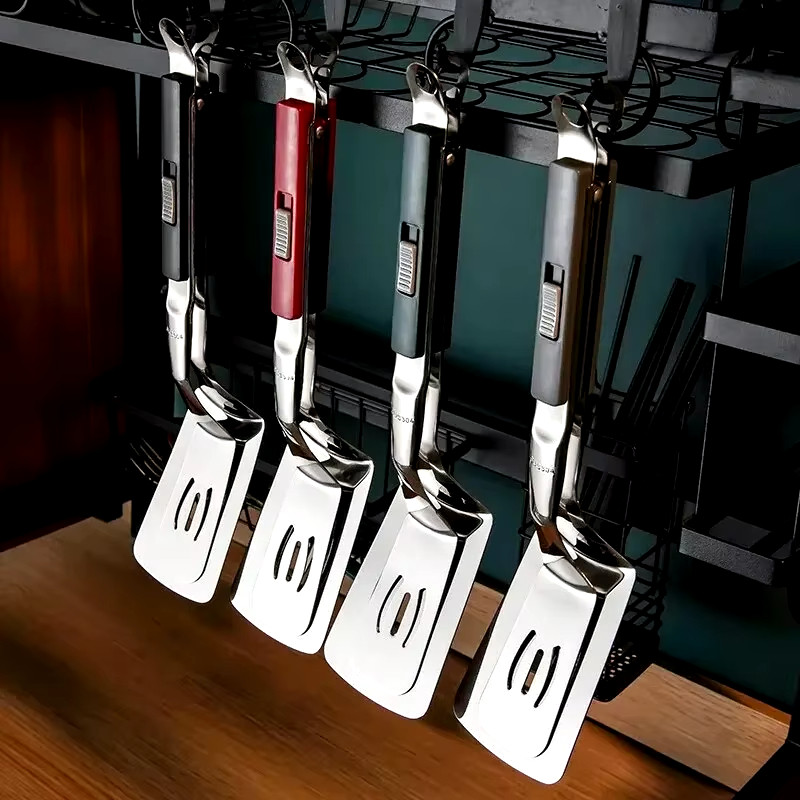 Pince de cuisson & Spatule Acier Inoxydable 304 - Barbecue et Cuisine