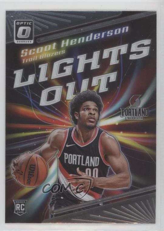 2023-24 Panini Donruss Optic Lights Out Scoot Henderson #14 0q37