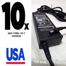 Lot of 10...   Original ADS-110DL-12-1 120084E Switching Adapter, 7.0 amp
