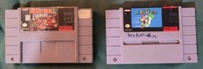 2 SNES Games - Donkey Kong Country - Super Mario World - Lot