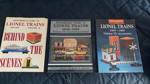 LIONEL GREENBERG REFERENCE BOOKS