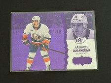 Arnaud Durandeau 2023-24 Upper Deck Ice Purple Rookie Card # 107. rookie card picture