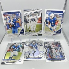 Indianapolis Colts Lot 6 Cards - Panini Pittman Franklin Buckner Blackmon RC IND