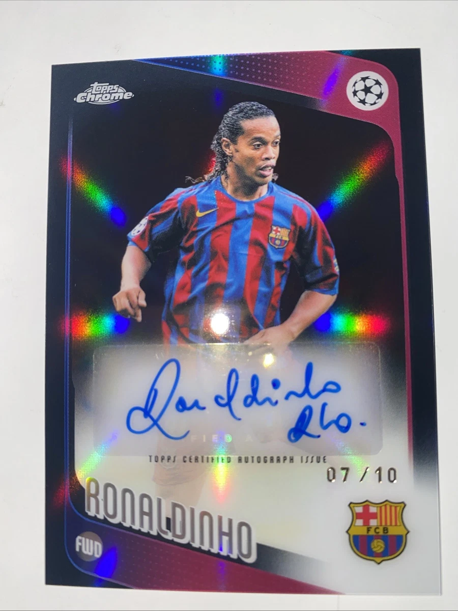 Topps Soccer FC Barcelona Autographed Sports Trading Cards