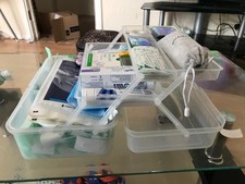 Artists' White Caddy Carry Storage Box for Art Supplies, 33 x 20 x 15cm, Idea...