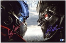 Peter Cullen & Frank Welker Signed 11x17 Photo Transformers Autographed BAS COA