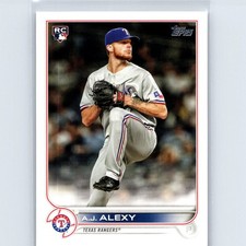 2022 Topps Series 2 - A.J. Alexy #547 (RC) - Texas Rangers