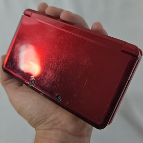 Nintendo 3DS Handheld System - Flame Red With Charger + 2GB SD CARD CTR-001