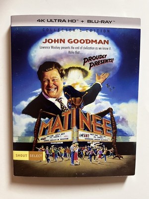 Matinee (Collector's Edition) (4K Ultra HD Blu-ray, 1993) NEW w/slipcover