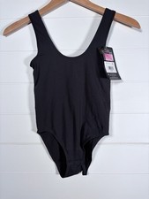 NWT Maidenform Black Seamless Smoothing Shapewear Bodysuit Small