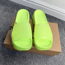 UGG Jella Clear Slide Sandals Green Slip On Slip Resistant UK 6 EU 39 MPN