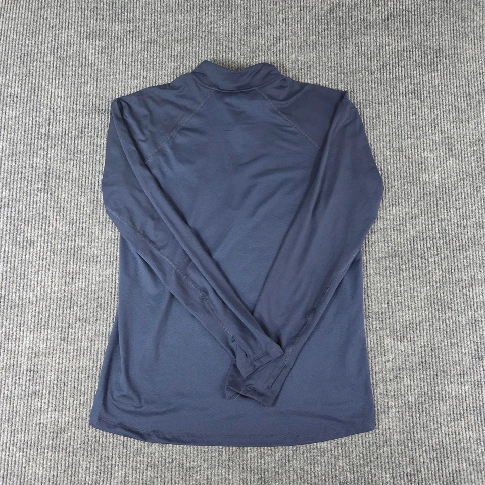 Pullover Nike Dri Fit Voleibol Cuarto Cremallera Manga Larga Para Mujer L Azul Marino Foto 2 de 4