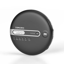 Portable CD Player with Bluetooth, CD Player with Headphones, ESP 40 Seconds ...