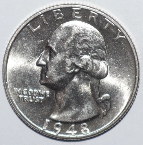 1948 S Washington Quarter BU BRILLIANT UNCIRCULATED (F158)
