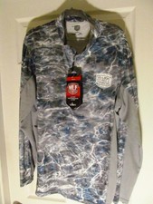 Habit Mens MLF 1/4 Zip Performance Layer, Elements Aqua, Size XL