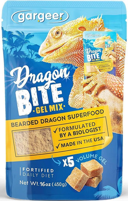 16Oz Bearded Dragon Food. Complete Gel Diet for Both Juveniles and Adults. Proud