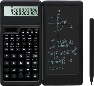 Calculatrice scientifique avec bloc-notes, 10-Digit Affichage, utilisation de l'école solaire