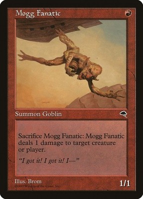 Mogg Fanatic - MtG Tempest - Common NM 1997
