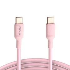 For Galaxy A05/A06/A07 - Pink 10ft Long Cable USB-C to Type-C PD Fast Charger