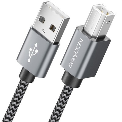 5m Druckerkabel Scannerkabel USB 2.0 USB-A auf USB-B Stecker Drucker Scanner