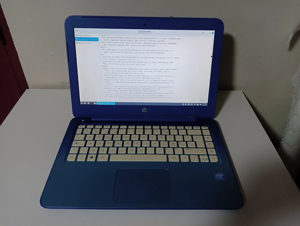 HP 13-C010NF - Intel Celeron N2840, 2Go RAM, 32Go ROM, Linux - Photo 3/4