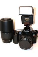 Canon EOS Rebel S AF Working With 2 Lenses And Flash