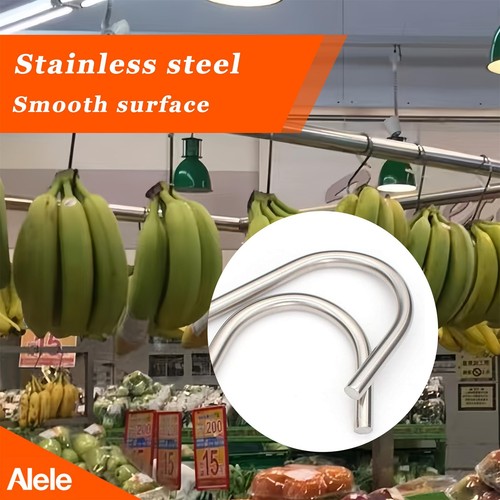 Alele Meat Hook 4Pack Heavy Duty S-Hooks 10" Stainless Steel Meat Hooks Processi - Picture 7 of 7