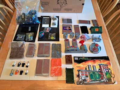 Mega Bloks Alien Agency The Arrival DNA Lab 5631 Vintage 2002 Set Manual As Is