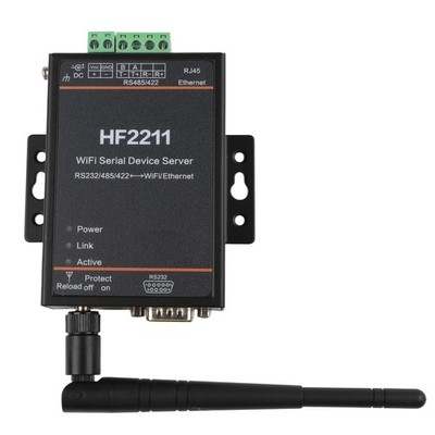 Industrial Serial RS232 RS485 RS422 Converter Module HF2211 WiFi Ethernet