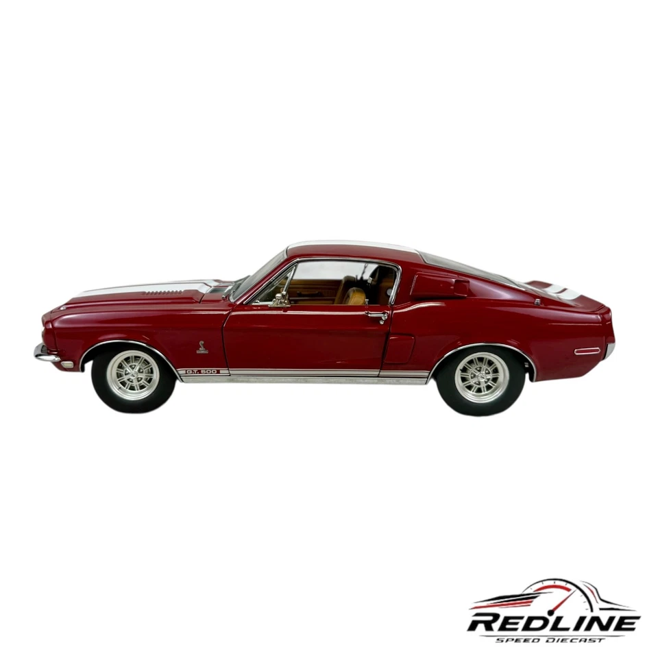🐎🐎Exact Detail 1968 Shelby GT 500 Mustang Wimbledon RED 1:18 B3🐎🐎 - Image 3 of 4