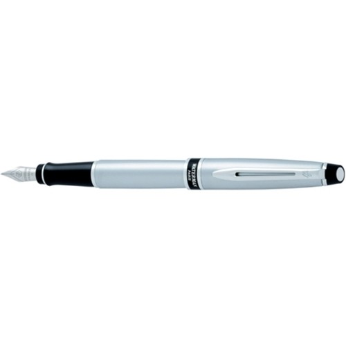Waterman Expert II Fountain Pen Fine Pt Brush Chrome New In Box - Picture 2 of 2