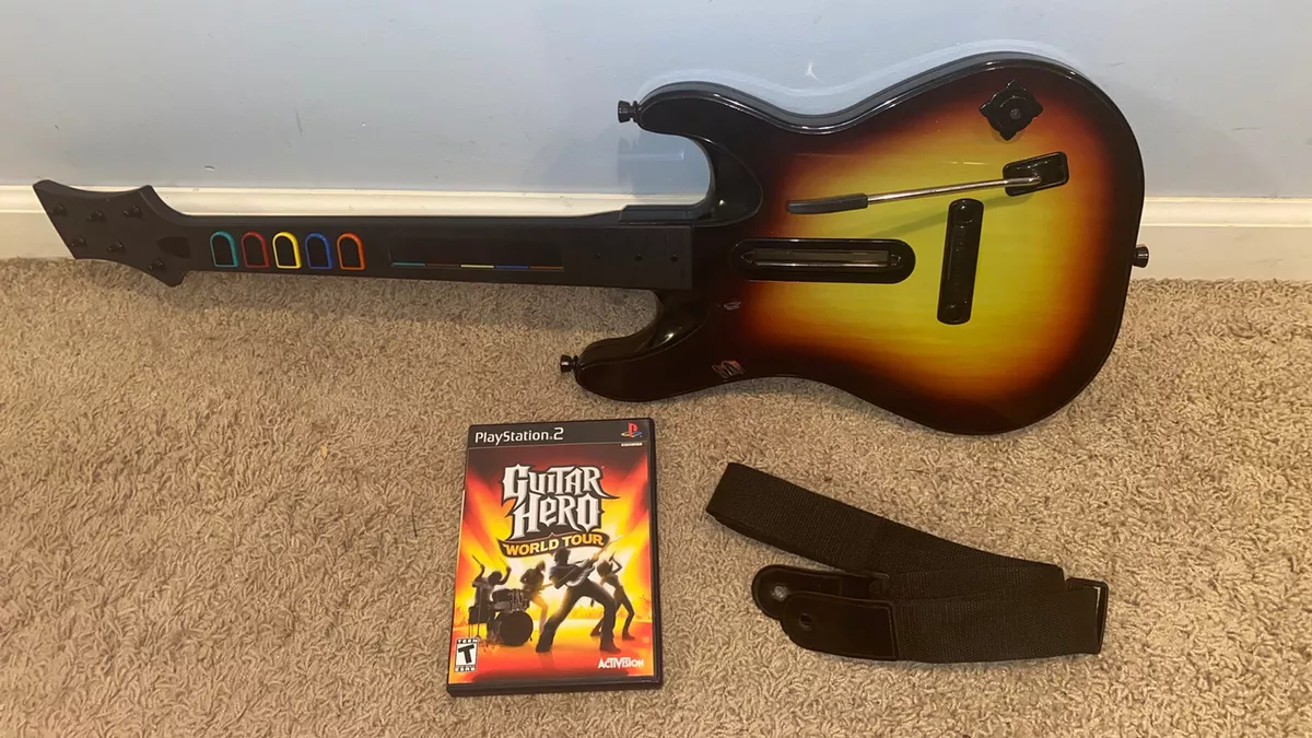  Guitar Hero II: Game & Guitar Controller Bundle : Artist Not  Provided: Video Games