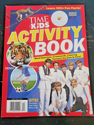 Activity Book by TIME for Kids-Learn 500+ Fun Facts-Puzzles-Sept. 2021 Issue