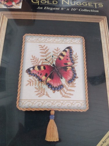Dimensions Gold Nuggets Graceful Butterfly 8" x 10" Counted Cross Stitch 35058 - Picture 2 of 11